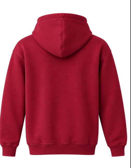 Men’s Winter Heavy Fleece "TOMMY HILFIGER" Graphic Hoodie - Maroon