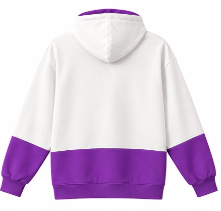 Men's Graffiti Graphic Colorblock Zip Hoodie
