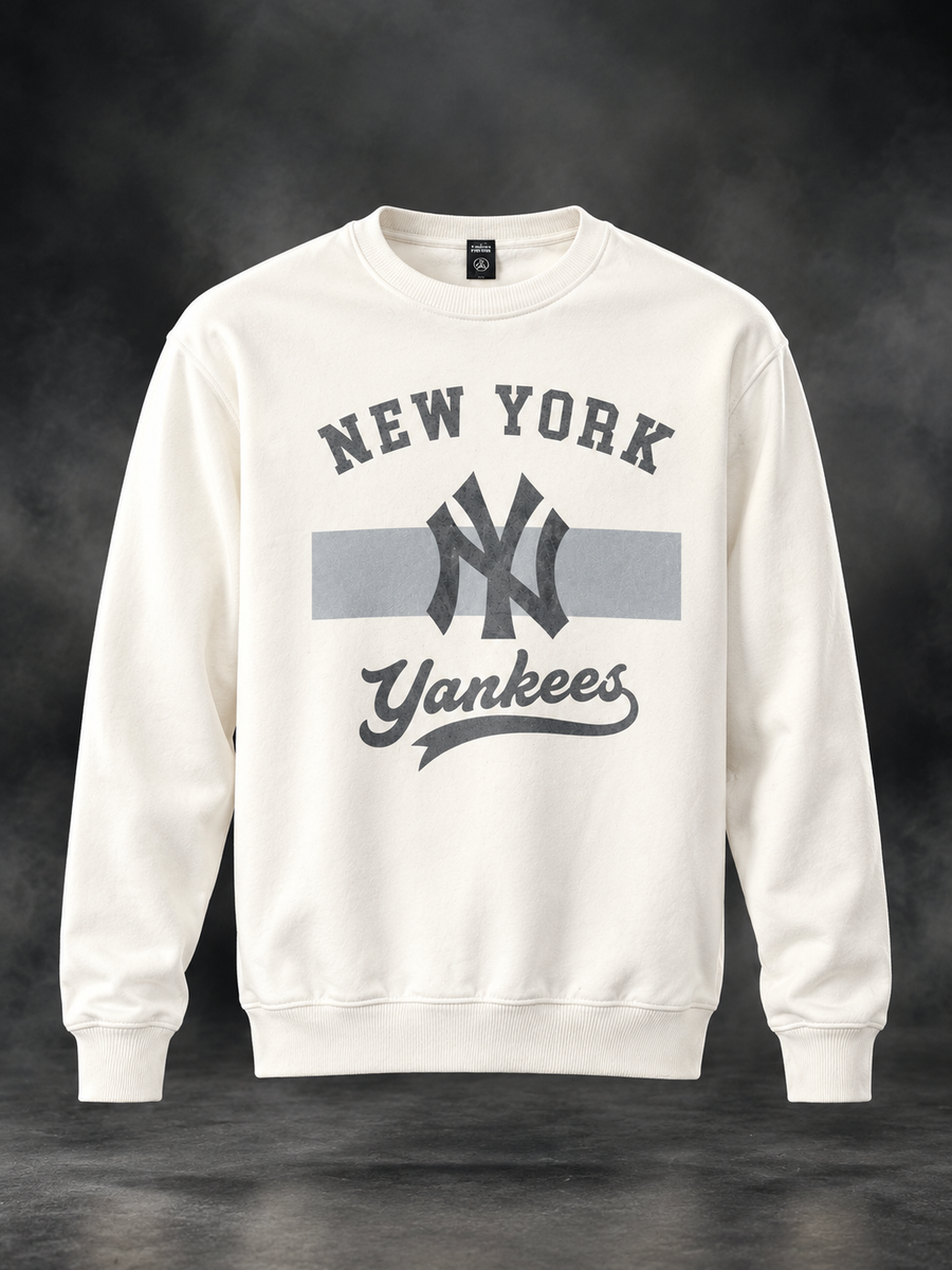 Vintage New York Yankees Graphic Sweatshirt – Cream White