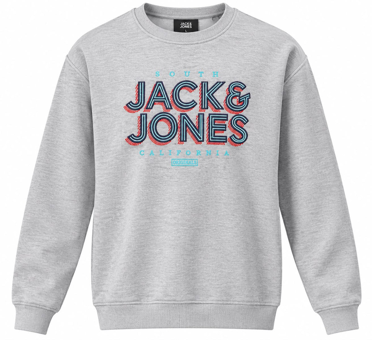 Men’s Winter Heavy Fleece "JACK & JONES" California Sweatshirt